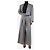 Acne Grau gestreifter Cropped Blazer - Größe UK 8 - Ansicht 3
