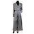 Acne Grau gestreifter Cropped Blazer - Größe UK 8 - Ansicht 4