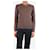 Autre Marque Brauner V-Ausschnitt-Pullover - Größe XS  - Ansicht 3