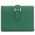 Portafoglio bifold in pelle Epsom Hermès verde