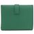 Portafoglio bifold in pelle Epsom Hermès verde - vista 2