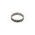Chanel Matelasse Platinum Band Ring Silvery