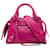 Balenciaga Pink Mini Grained Calfskin Motocross Neo Classic City Satchel  - view 1