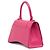 Borsa Hourglass piccola in pelle box lucida rosa di Balenciaga - vista 2