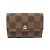 Monedero Damier Louis Vuitton N61930 Castaño Damier ebene
