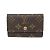 Llave de Monograma Louis Vuitton Castaño