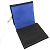 Portafoglio in pelle e suede bi-fold Bottega Veneta Nero Blu - vista 7