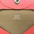 Monedero Bastia Verso en cuero Chèvre de Hermès Rosa Beige - vista 7