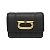 Cartera de cuero para mujer Gancini de Salvatore Ferragamo Negro