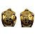 Earcuff Louis Vuitton in Marrone e Oro D'oro - vista 4