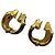 Earcuff Louis Vuitton in Marrone e Oro D'oro - vista 5