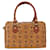 MCM Visetos logogramme Handbag Canvas and Leather Brown  - view 2