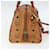 MCM Visetos logogramme Handbag Canvas and Leather Brown  - view 3