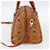 MCM Visetos logogramme Handbag Canvas and Leather Brown  - view 4