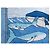 Hermès SERVIETTE DE PLAGE HERMES LES BALEINES GM TAPIS DE BAIN BLEU WHALE TOWEL - vue 2