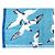 Hermès HERMES BEACH TOWEL LES MOUETTES PM 100 CM BLUE - view 2