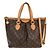 Louis Vuitton Palermo Handtasche aus Monogramm-Canvas PM Braun