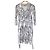 Autre Marque ADORE Kleid Braun Weiß