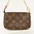 Mini Pochette Accessoires Monogram Vivienne di Louis Vuitton Marrone Rosa - vista 7