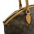 Louis Vuitton Monogram Lockit horizontale Handtasche Braun Weiß Monogramm - Ansicht 8