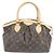 Borsa Louis Vuitton Monogram Tivoli PM Marrone - vista 2