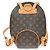 Ellipse Rucksack aus Monogramm-Canvas von Louis Vuitton Braun - Ansicht 2