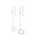 Tiffany & Co Orecchini a goccia Open Heart di Tiffany Argento - vista 2