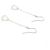 Tiffany & Co Orecchini a goccia Open Heart di Tiffany Argento - vista 3