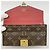 Portafoglio Lungo Pallas Monogram Louis Vuitton Marrone Fuschia - vista 3