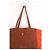 Claris Virot Oranger Leder-Shopper - Ansicht 2