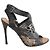 Alaïa Schwarze Lederabsätze