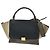 Céline Celine Trapeze in pelle con scamosciato Medium Multicolore