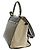 Céline Celine Trapeze in pelle con scamosciato Medium Multicolore - vista 4