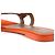 HERMÈS - Sandali Aloha Hermès in suede arancione (T37.5) - vista 7
