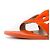 HERMÈS - Sandali Aloha Hermès in suede arancione (T37.5) - vista 8