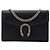 GUCCI - Borsa a tracolla Dionysus Gucci in pelle granulata nera Nero