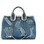 CHANEL - Borsa Tote Deauville Egitto Geroglifico Chanel in denim e lana Blu navy
