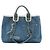 CHANEL - Borsa Tote Deauville Egitto Geroglifico Chanel in denim e lana Blu navy - vista 3