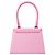 JACQUEMUS - Borsa a tracolla Chiquito media Jacquemus in pelle rosa - vista 3