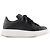 ALEXANDER MCQUEEN - Oversized Sneakers Alexander McQueen aus schwarzem Leder (Größe 37.5) - Ansicht 2