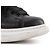 ALEXANDER MCQUEEN - Oversized Sneakers Alexander McQueen aus schwarzem Leder (Größe 37.5) - Ansicht 4
