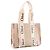 CHLOÉ - Borsa Tote Woody Chloé in Lino Beige Edizione Limitata Multicolore - vista 2