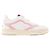 GUCCI - Sneakers Re-Web Gucci in pelle bianca e rosa (T38) Bianco - vista 2