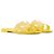 HERMÈS - Sandali Oran Hermès in pelle granulata gialla (T37) Giallo