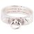 HERMÈS - Anello Collier de Chien PM Hermès in argento (T53) Metallico - vista 2
