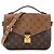 LOUIS VUITTON - Borsa a tracolla Métis Louis Vuitton in tela monogramma reversa Marrone
