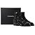 CHANEL - Stivaletti Chanel in tweed nero e paillettes (T38) - vista 10