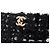 CHANEL - Stivaletti Chanel in tweed nero e paillettes (T38) - vista 4