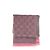 GUCCI - Sciarpa GG Gucci in lana grigia e rosa