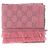 GUCCI - Sciarpa GG Gucci in lana grigia e rosa - vista 2